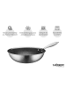 Mäser Wok 30 cm, Edelstahl Hestia Keramik in Silber / Schwarz