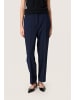 Soaked in Luxury Casual Hose SLCewtona Gerade Passform in Night Sky