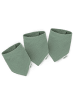 Räuberella 3er Set Musselin Lätzchen in Mint-Grün - 35 x 35 cm
