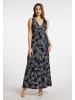 faina Maxikleid Mit Allover-Print in Marine