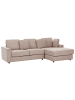Beliani 2-tlg 4-Sitzer Sofa KOHLO in Beige/Schwarz