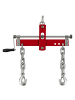 relaxdays Motor-Balancierer in Rot/ Silber - 900 kg