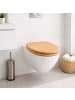 relaxdays Toilettendeckel in Natur - (B)37,5 x (T)43,5 cm