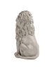 Beliani Gartenfigur LEONE in Grau - (W) 34 x (H) 70 x (L) 40 cm