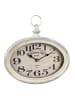 Ambiente Haus Antikweiss Wanduhr aus metall 27cm in antikweiss
