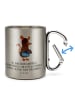 Mr. & Mrs. Panda Campingtasse Maus Kekse mit Spruch in Silber