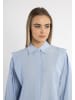 DreiMaster Damen Langarmbluse in Hellblau