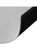 Beliani Kurzflor HOOD in Grau - (W) 160 x (L) 160 cm