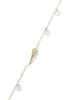 faina Women Thin Station Bracelet With Beads in Gold