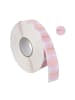 relaxdays 2500 x Aufkleber "Handmade with Love" in Rosa/ Gold - Ø 25 mm