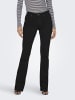 ONLY Flared fit jeans in Black Denim