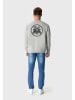 OLDSKULL Sweatshirt Basic Samurai Backprint Logo in Heather Grey