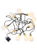Butlers LED-Lichterkette BULB LIGHTS I in Schwarz