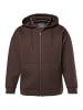 STHUGE Sweatjacke in dunkelbraun