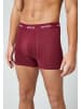 SNOCKS Boxershorts aus Bio-Baumwolle Rote Streifen 6 Stück