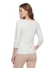 Betty Barclay Basic Shirt mit Rundhalsausschnitt in Rohweiß