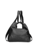 Chiara Ferretti Convertierbare Schultertasche zum Rucksack in BLACK