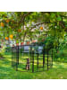 relaxdays Welpenauslauf in Schwarz - (B)78 x (H)80 x (T)235 cm