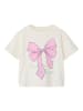 name it Mädchen T-Shirt "Loop" in Weiß