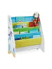 relaxdays Kinder Bücherregal Meerjungfrau in Bunt - (B)62 x (H)71 x (T)29 cm