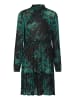 Kaffe Kleid KArikka Loose fit in Black/Green Painted Flower