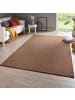 BT Carpet Feinschlingen Teppich Casual Braun Uni Meliert