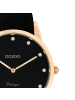 Oozoo Analog-Armbanduhr Oozoo Vintage Series schwarz mittel (ca. 38mm)