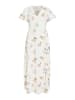 Vila Kleid mit V-Ausschnitt in Snow White