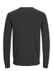Jack & Jones Strickpullover in Dark Grey Melange