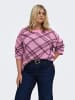 ONLY Carmakoma Strickpullover in Cyclamen