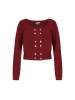 DreiMaster Women Cardigan in burgundy
