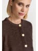 Rich & Royal Strickjacke in schoko - 0001