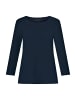 Betty Barclay Basic Shirt mit Rundhalsausschnitt in dunkelblau