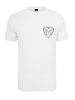 Mister Tee T-Shirt kurzarm in white