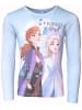 Disney Frozen Langarmshirt Frozen Elsa & Anna in Hellblau