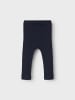name it Baby Leggings in Rippstruktur in Dark Sapphire