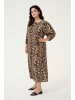 KAFFE curve Kleid KCperla Regular fit in Naturel Leopard Print
