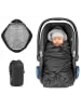 Zamboo Einschlagdecke für Babyschale (Maxi-Cosi, in schwarz