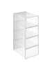 5five Simply Smart Transparente Schuhboxen STAK, 4 Stück in Transparent, 33,5 x 23,2 x 14 cm