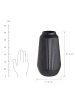 Butlers Vase Höhe 32cm FINJA in Schwarz