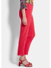 GOLDNER Elegante 7/8-Hose mit Schlupfbund in rot