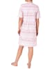 NORMANN Nachthemd kurzarm Ethnolook - 45122 in rosa