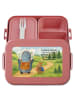 Mr. & Mrs. Panda MEPAL Bentobox Pinguin & Maus Wanderer Design m... in Rot Pastell