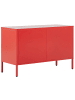 Beliani Büroschränke URIA in Rot - (W) 100 x (H) 65 x (L) 40 cm