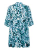 KAFFE curve Kleid KCami A-shape in Teal Leopard Print
