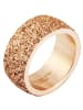 Adeliás Damen Ring aus Edelstahl in gold