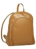 Cluty City-Rucksack echt Leder in gelb
