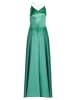 Vera Mont Abendkleid mit Wasserfallausschnitt in Light Green