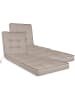 Aspero 2 Premium Garten-Liegenauflagen Saragossa in Beige