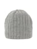 Faera Strick Beanie mit elastischem Strick und Fleece-Innenfutter in Grau
